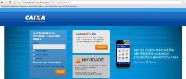 Consultar Extrato Conta Corrente Caixa