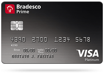Solicitar Cartão Bradesco Prime Visa Platinum