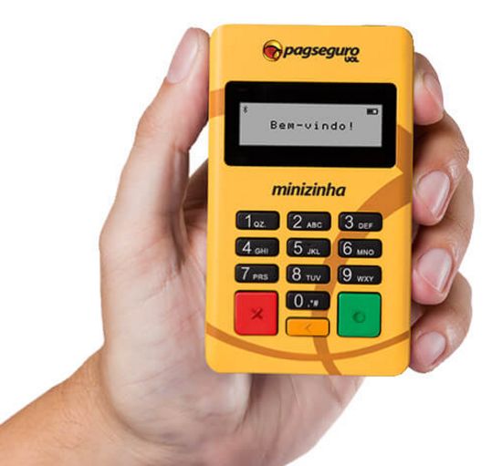 Máquina de Cartão de Crédito Via Celular Minizinha