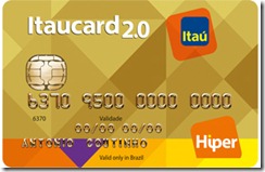 Solicitar Novo Cartão de Crédito Itaucard 2.0 Nacional Hiper