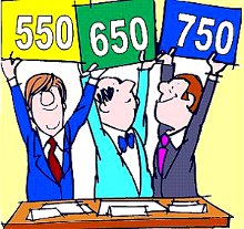 Notação do risco de credito em pontuações