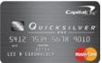 Capital One QuicksilverOne® dinheiro recompensas cartão de crédito