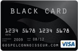 Cartão Visa Black