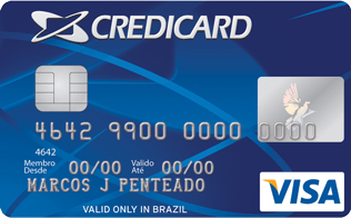 Solicitar Cartão de Crédito Credicard Nacional Visa