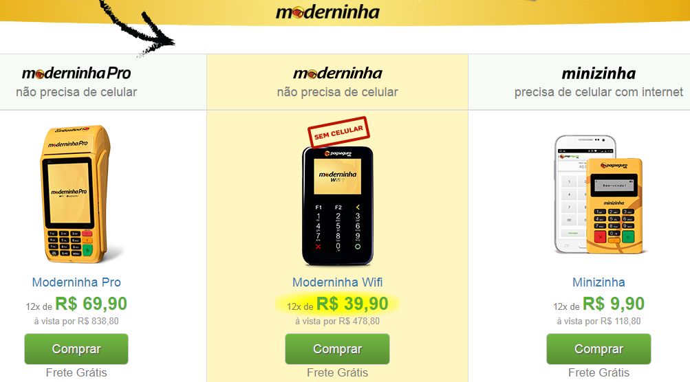 Comprar Maquininha Pagseguro
