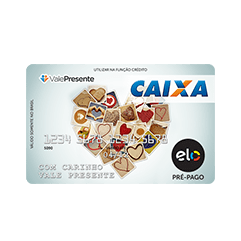 Solicitar cartão presente caixa