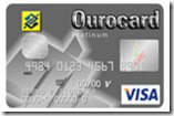 Cartão de Crédito Ourocard Platinum Banco do Brasil